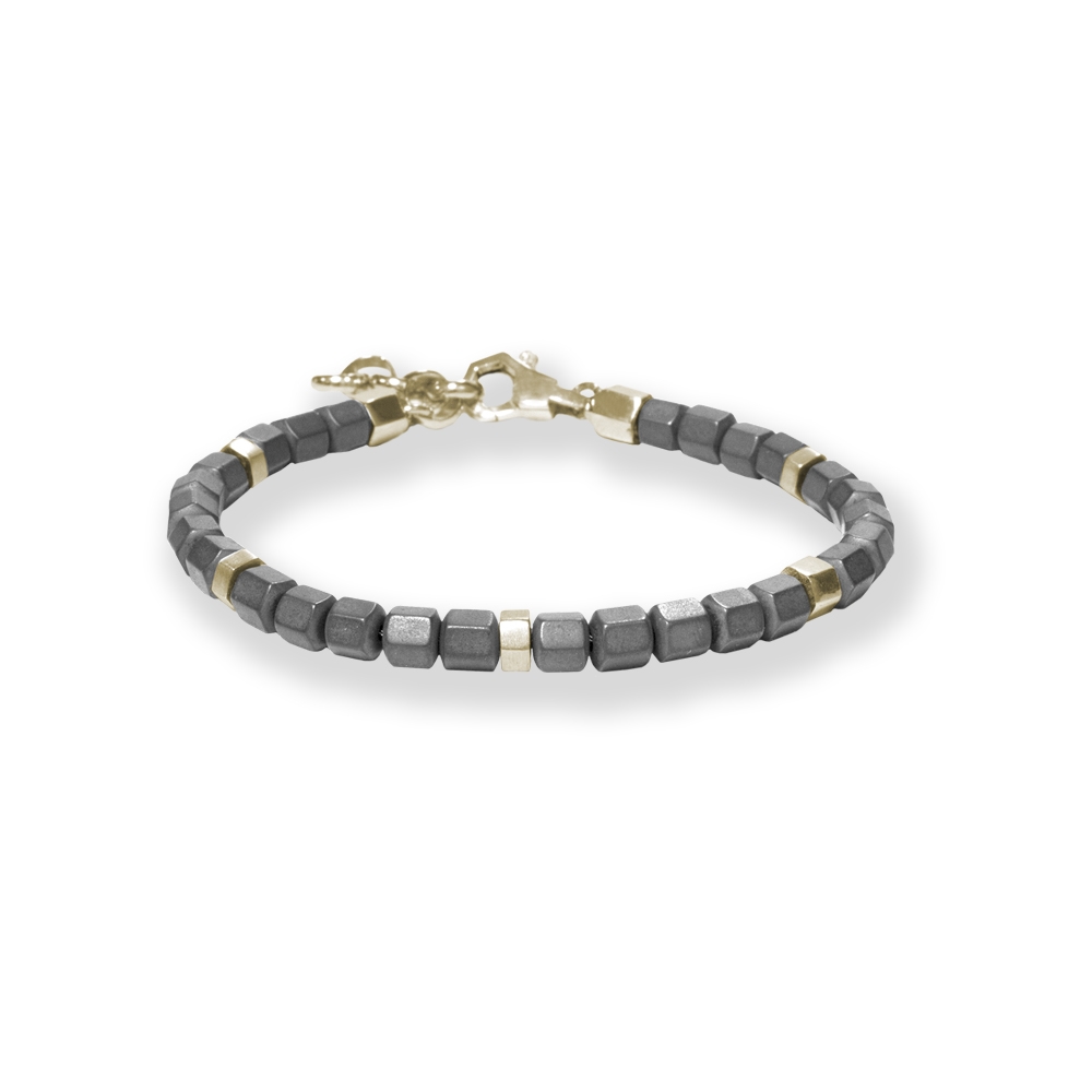 Bracciale Borsari Gioielli con elementi in argento 925% ed ematite