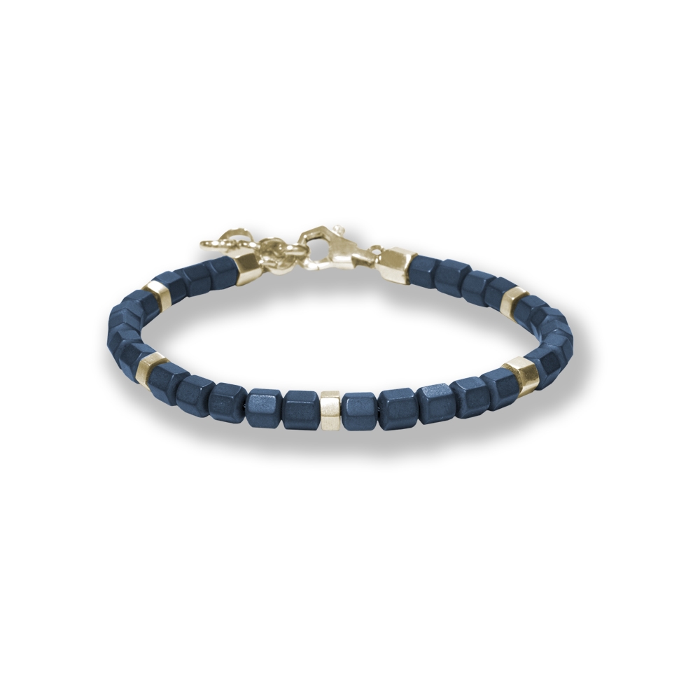 Bracciale Borsari Gioielli con elementi in argento 925% ed ematite