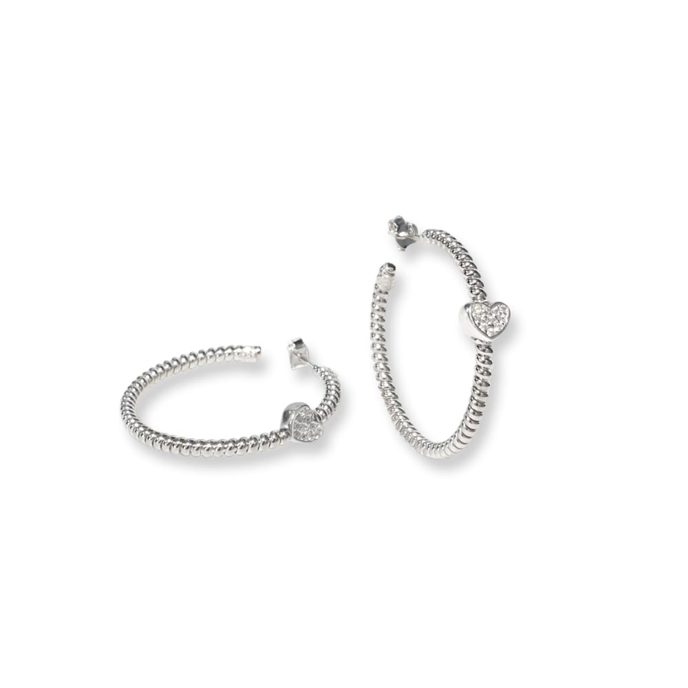 Orecchini Borsari Gioielli in argento 925% e zirconi