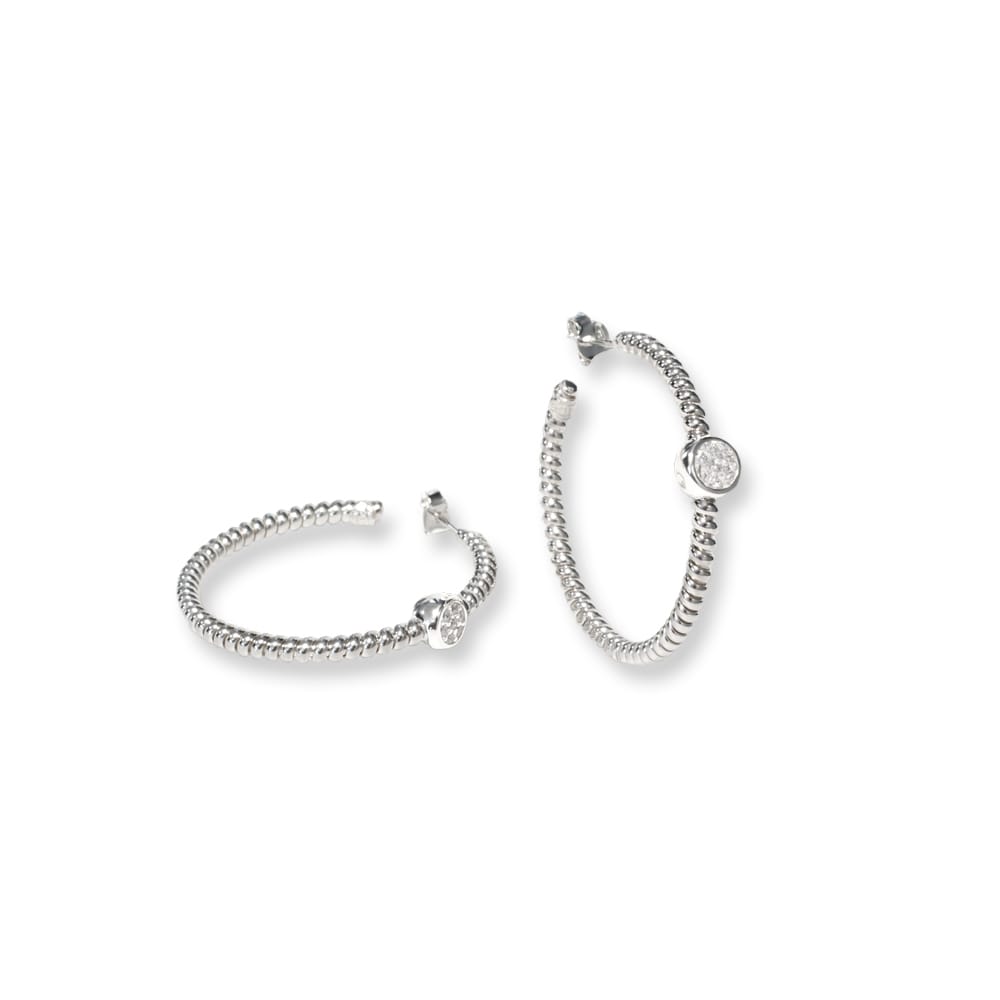 Orecchini Borsari Gioielli in argento 925% e zirconi