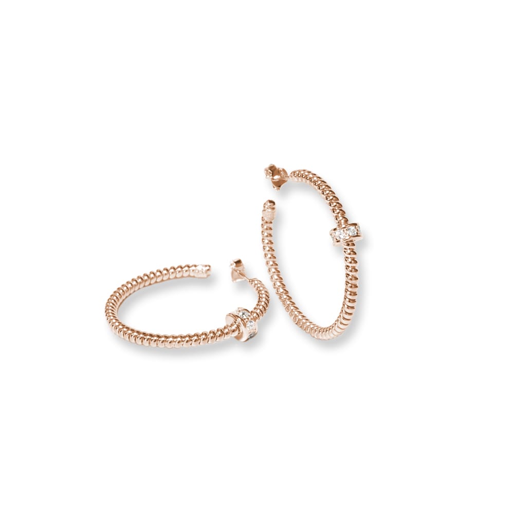 Orecchini Borsari Gioielli in argento 925% e zirconi