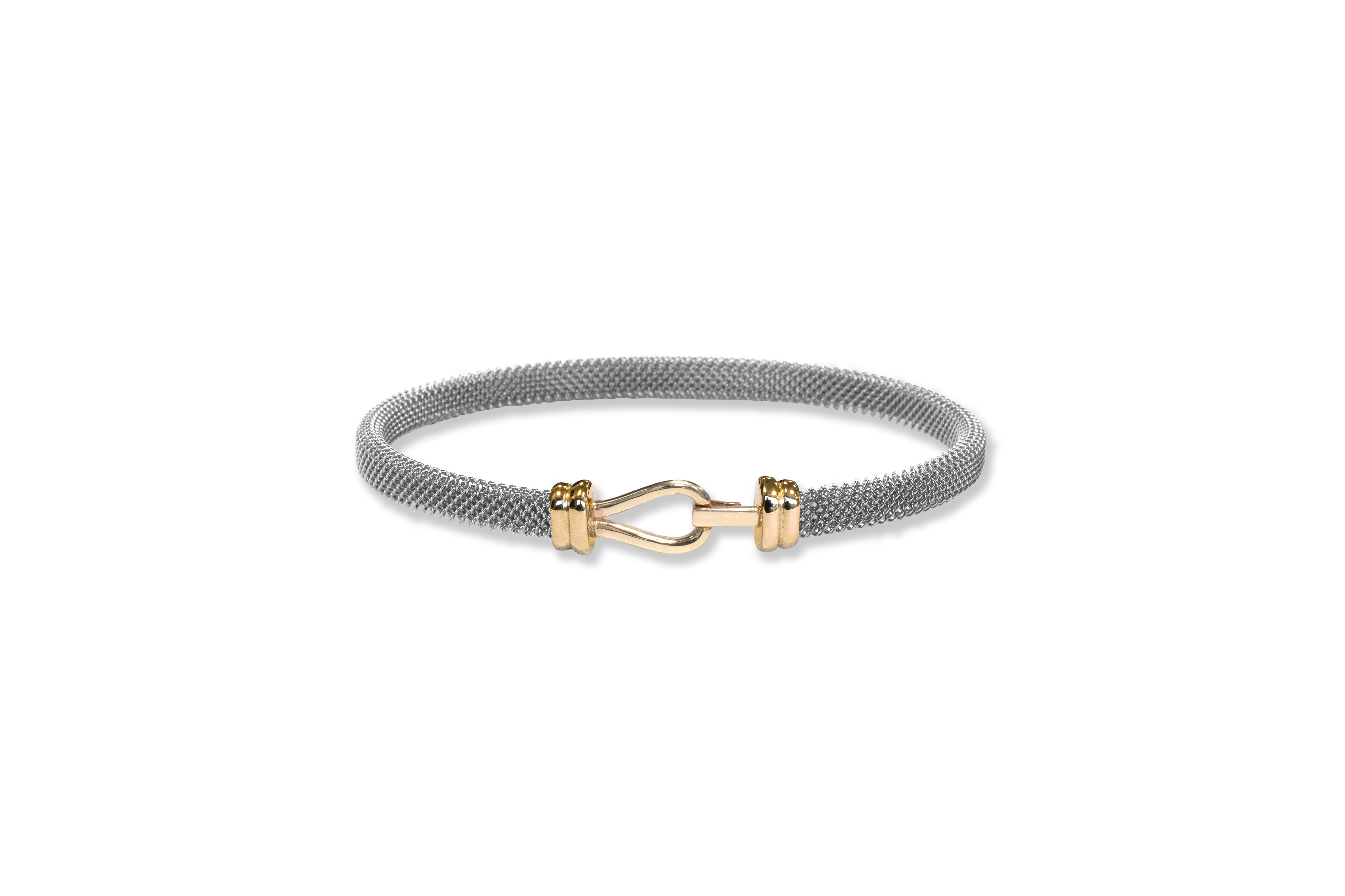 Bracciale Borsari Gioielli in acciaio e chiusura in argento 925%