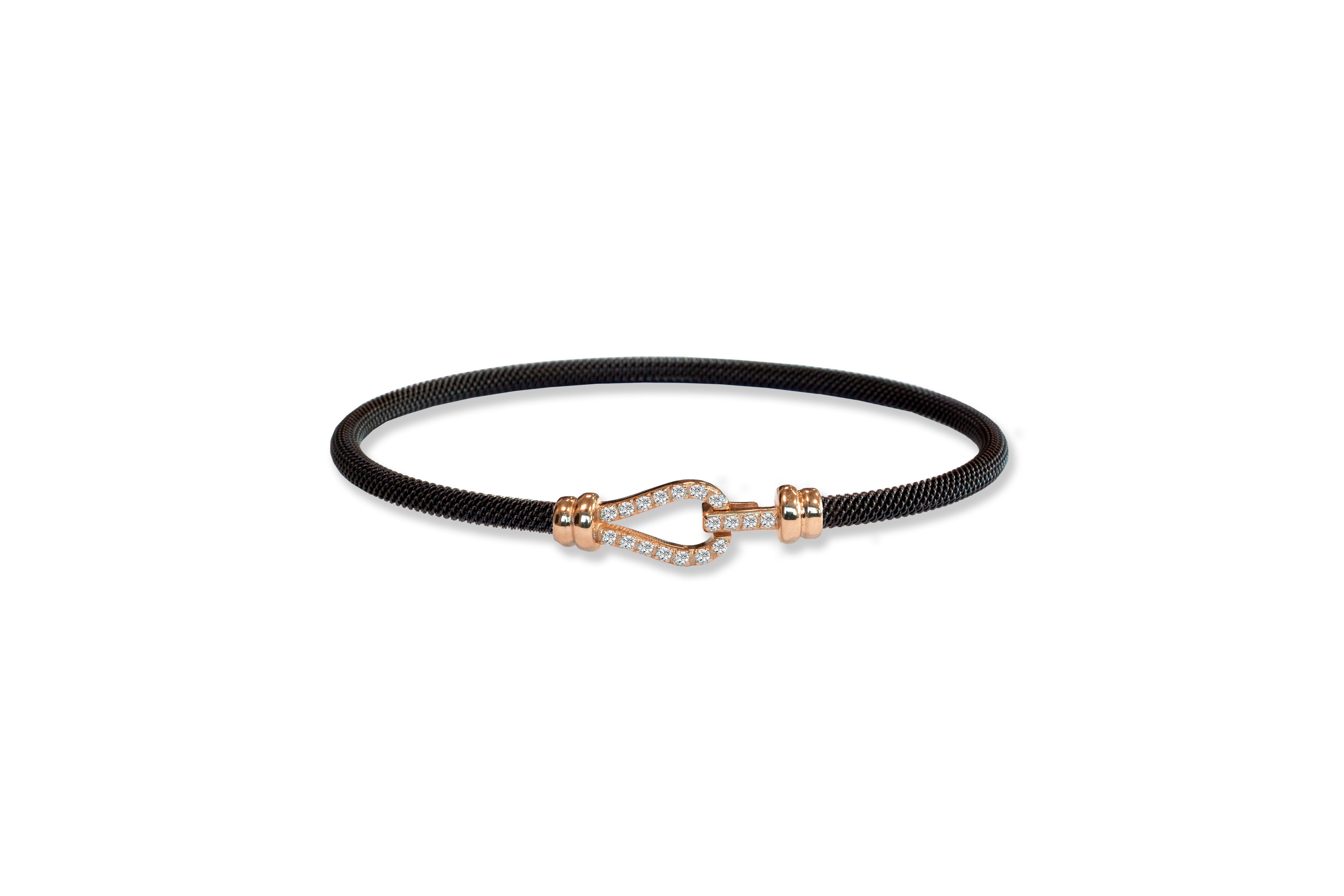 Bracciale Borsari Gioielli in acciaio e chiusura in argento 925%