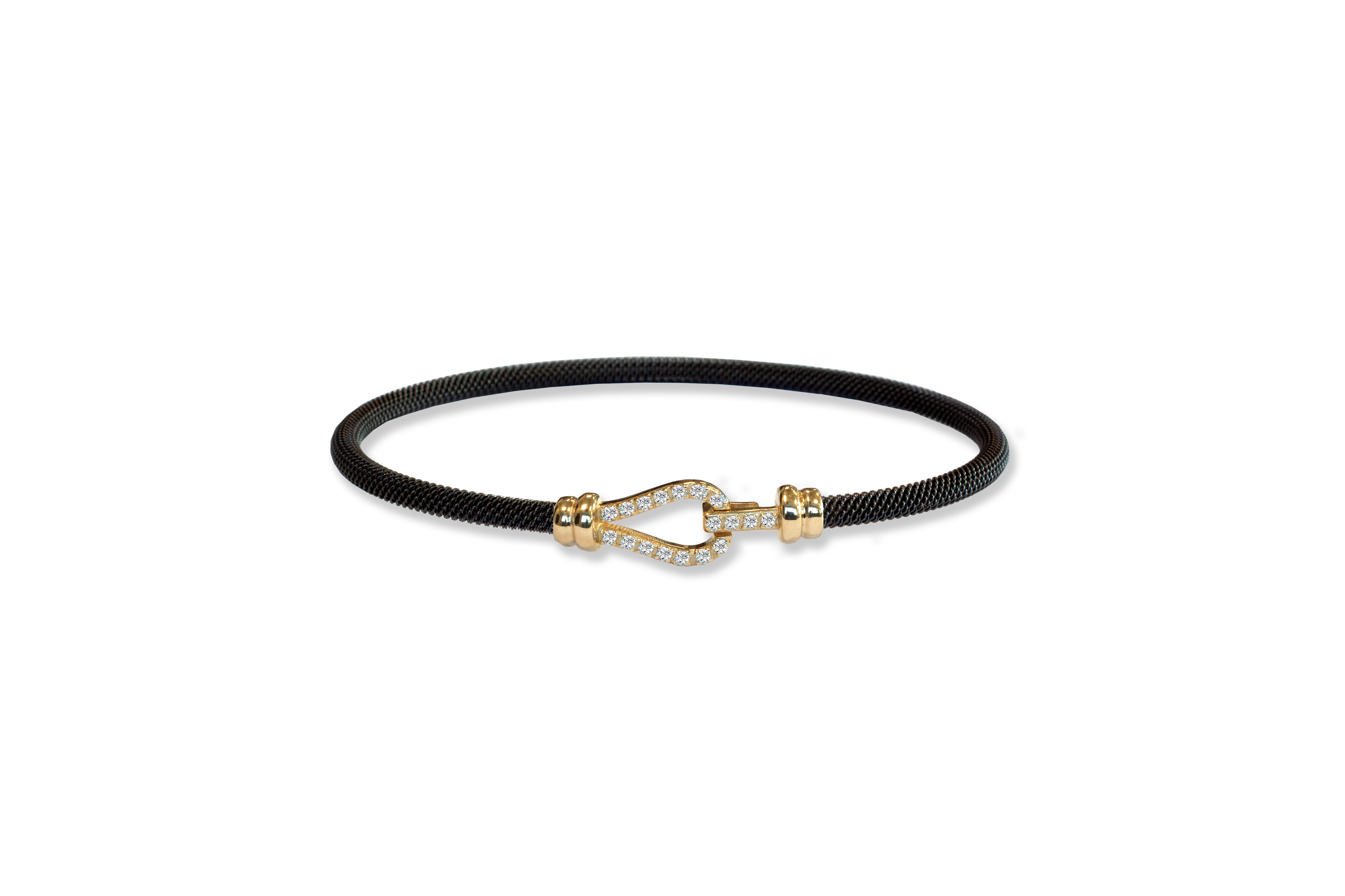 Bracciale Borsari Gioielli in acciaio e chiusura in argento 925%