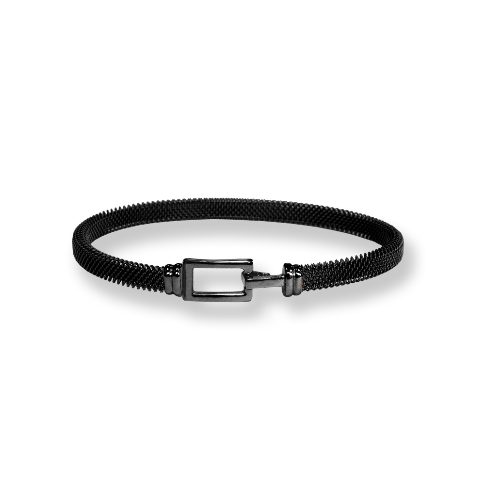 Bracciale Borsari Gioielli in acciaio e chiusura in argento 925%