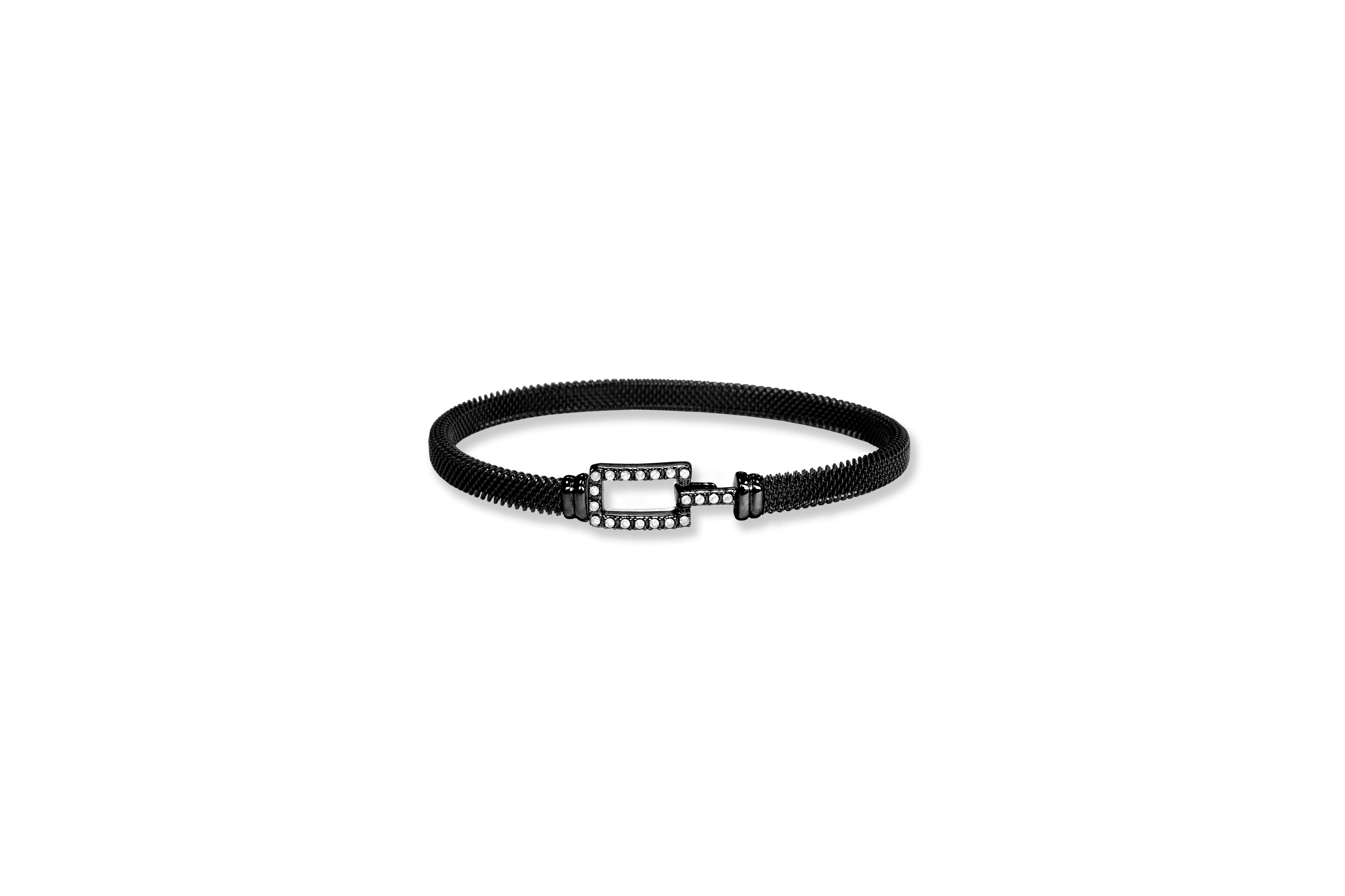 Bracciale Borsari Gioielli in acciaio e chiusura in oro 18KT