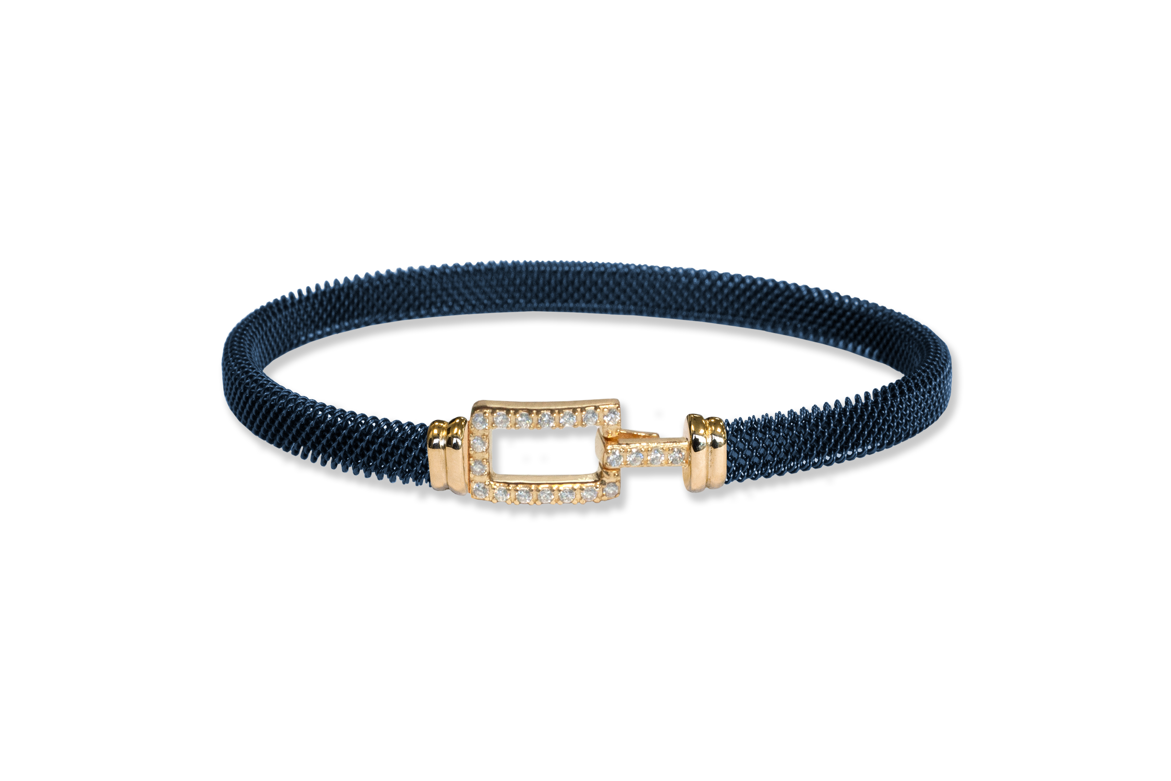 Bracciale Borsari Gioielli in acciaio e chiusura in oro 18KT