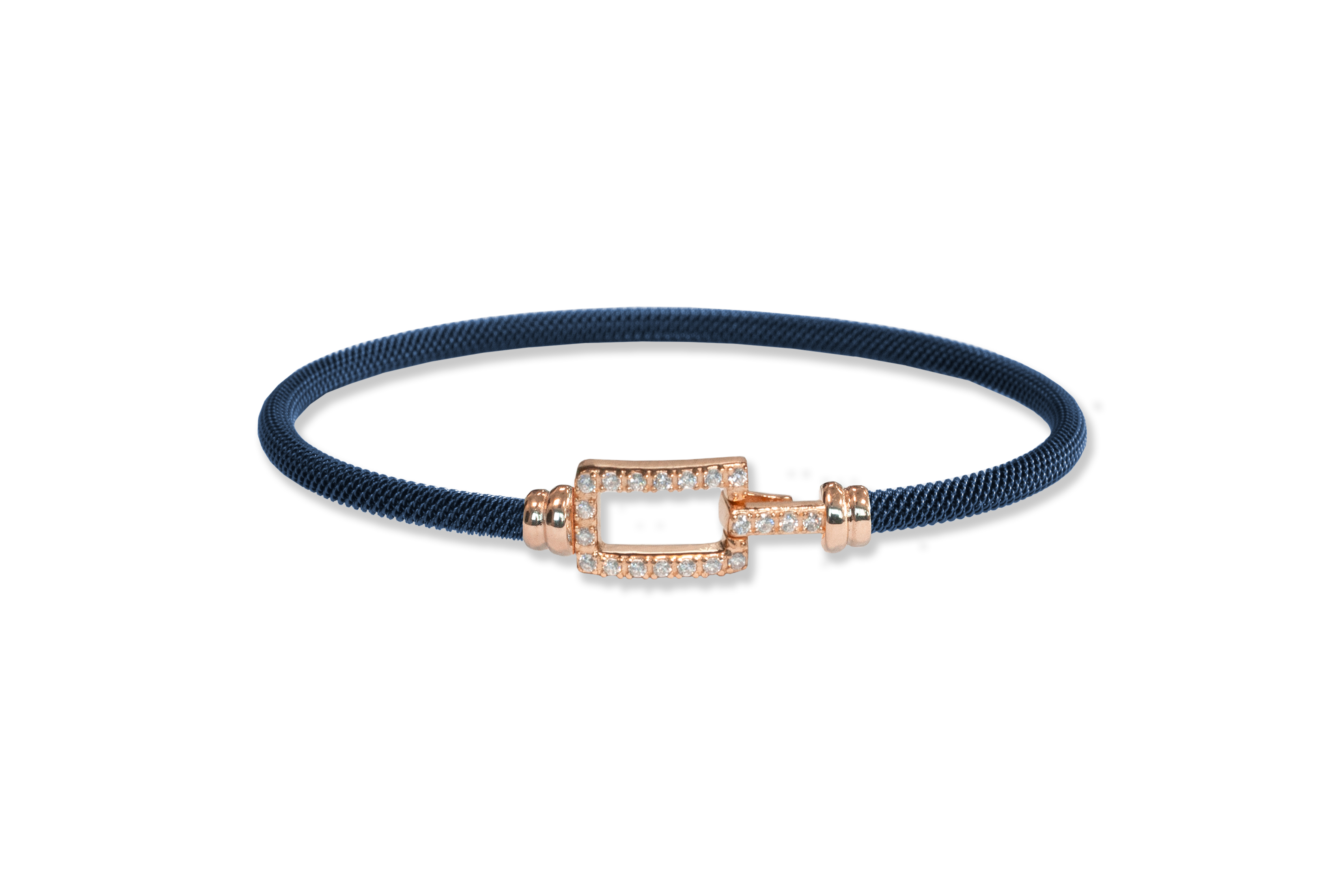 Bracciale Borsari Gioielli in acciaio e chiusura in oro 18KT