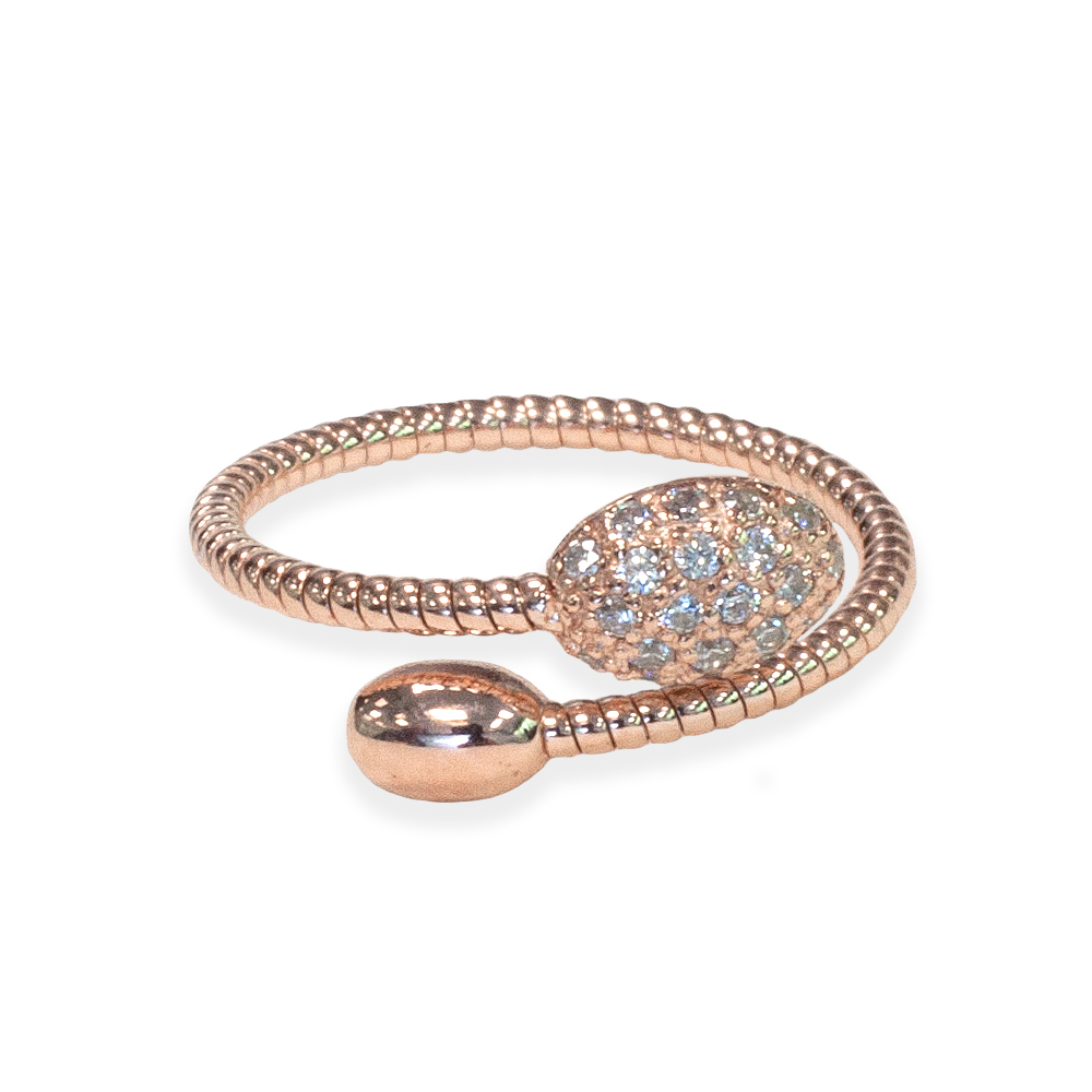 Anello Borsari Gioielli in argento 925% e cubic zirconia