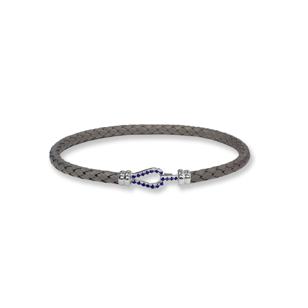 Bracciale Borsari Gioielli in titanio e chiusura in oro 18KT