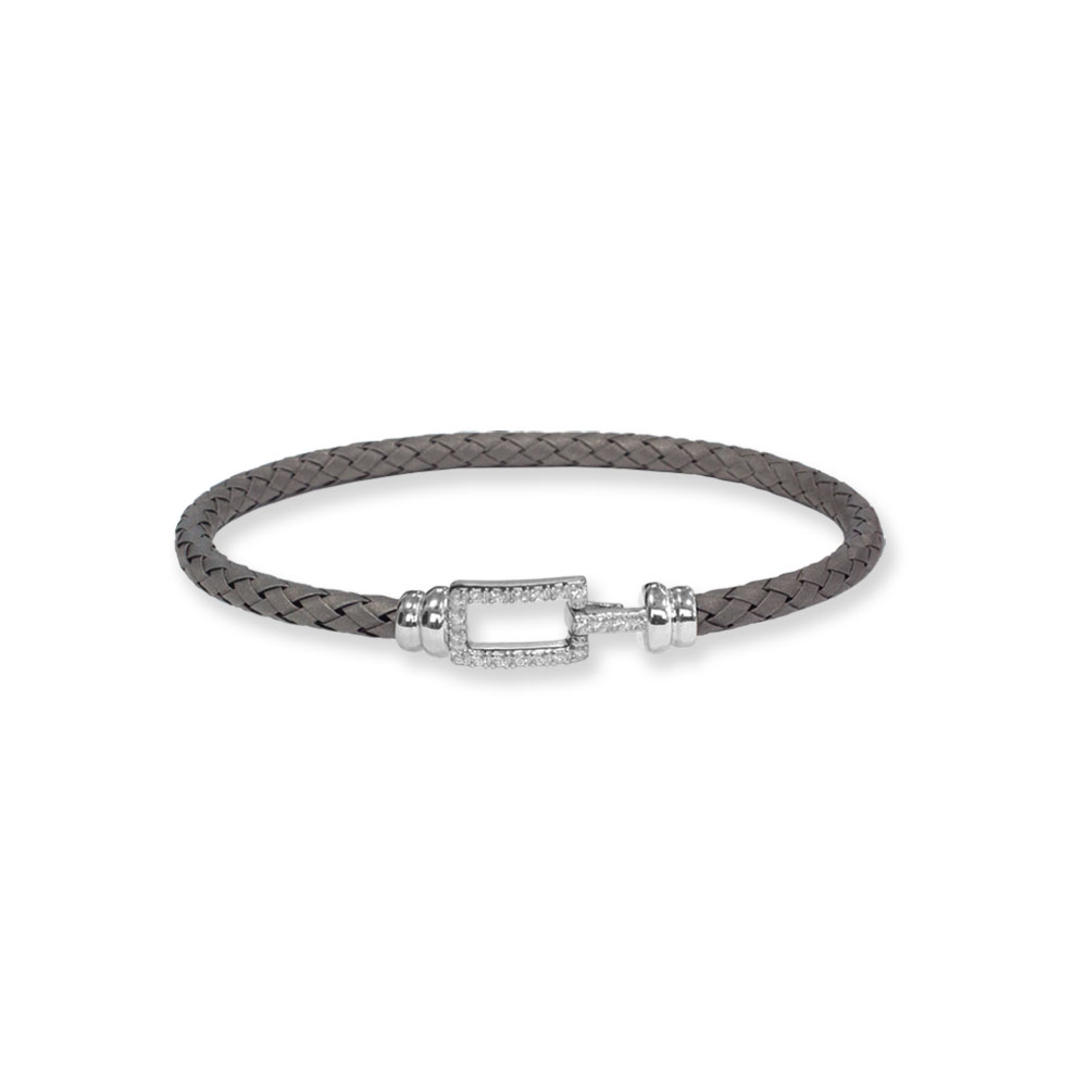 Bracciale Borsari Gioielli in titanio e chiusura in oro 18KT