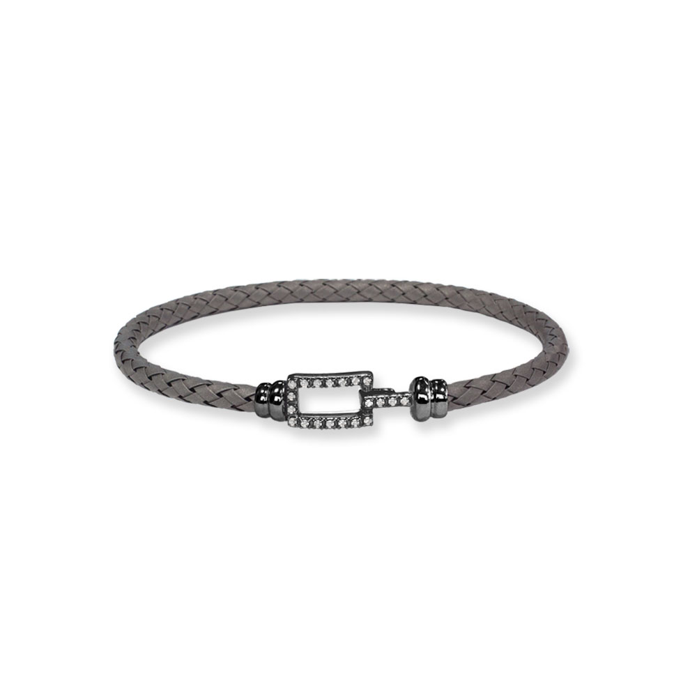 Bracciale Borsari Gioielli in titanio e chiusura in oro 18KT