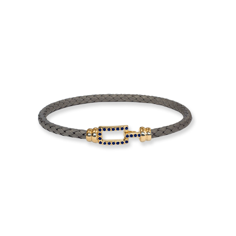 Bracciale Borsari Gioielli in titanio e chiusura in oro 18KT