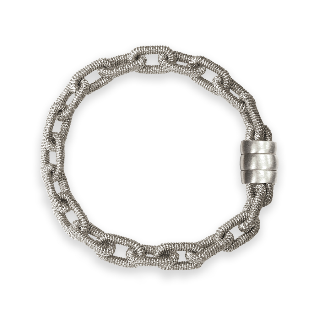 Bracciale "allungata" Borsari Gioielli  in argento 925%