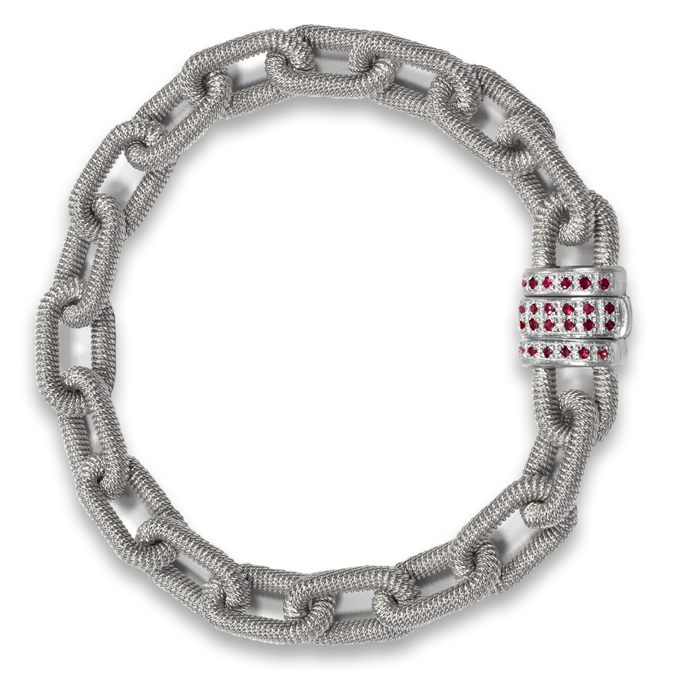 Bracciale "allungata" Borsari Gioielli in argento 925%