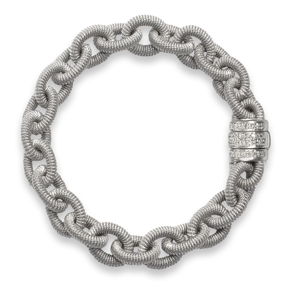 Bracciale "forzatina" Borsari Gioielli in argento 925%