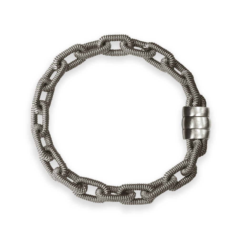 Bracciale "allungata" Borsari Gioielli in argento 925%