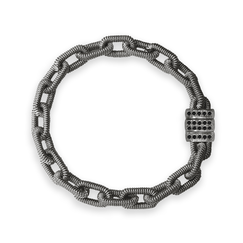 Bracciale "allungata" Borsari Gioielli in argento 925%