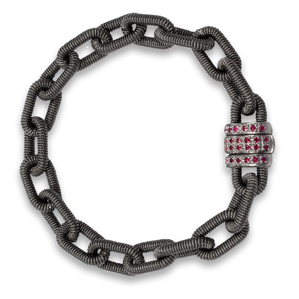Bracciale "allungata" Borsari Gioielli in argento 925%