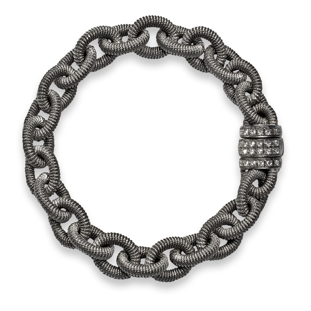 Bracciale "forzatina" Borsari Gioielli in argento 925%