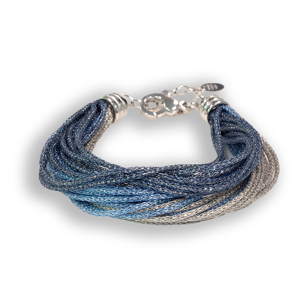 Bracciale Borsari Gioielli in filato metallico smaltato