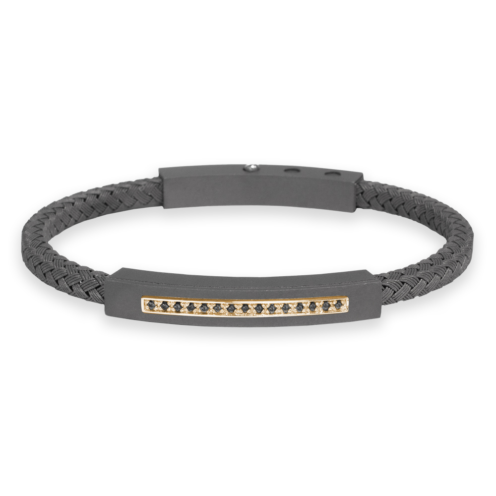 Bracciale Borsari Gioielli in titanio e oro
