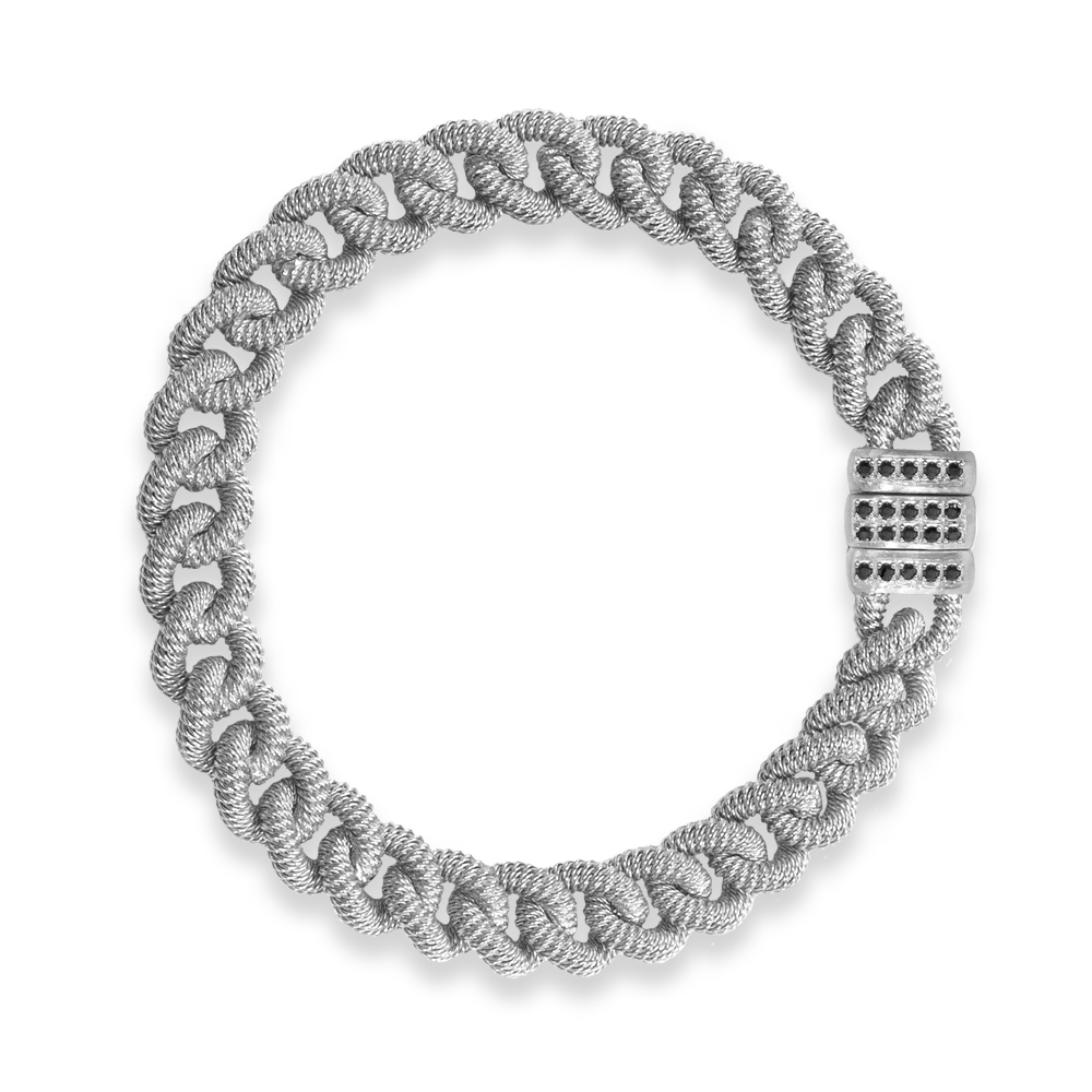 Bracciale "grumetta" Borsari Gioielli  in argento 925%