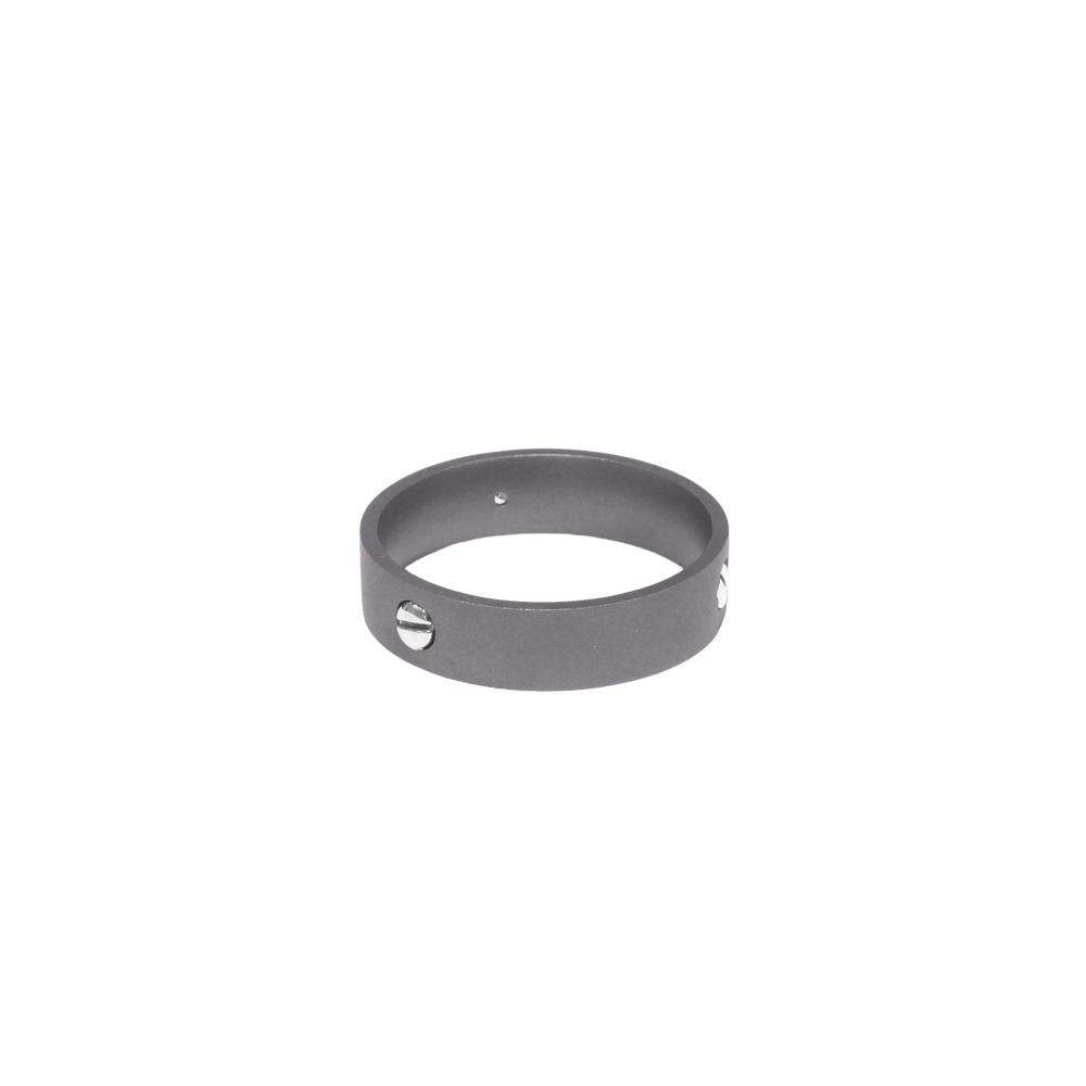 Anello Borsari Gioielli in titanio e oro