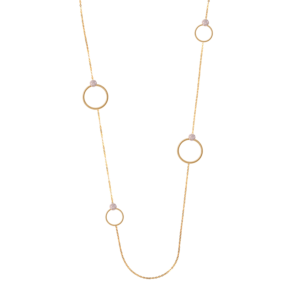 Collana Borsari Gioielli in argento 925% e zirconi
